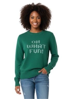 PINK Victoria’s Secret OH WHAT FUN Holiday Sweater M, L, XL NEW
